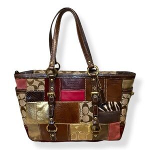 Coach Y2K Legacy Patchwork 10437 Limited Edition Tote Shoulder Bag